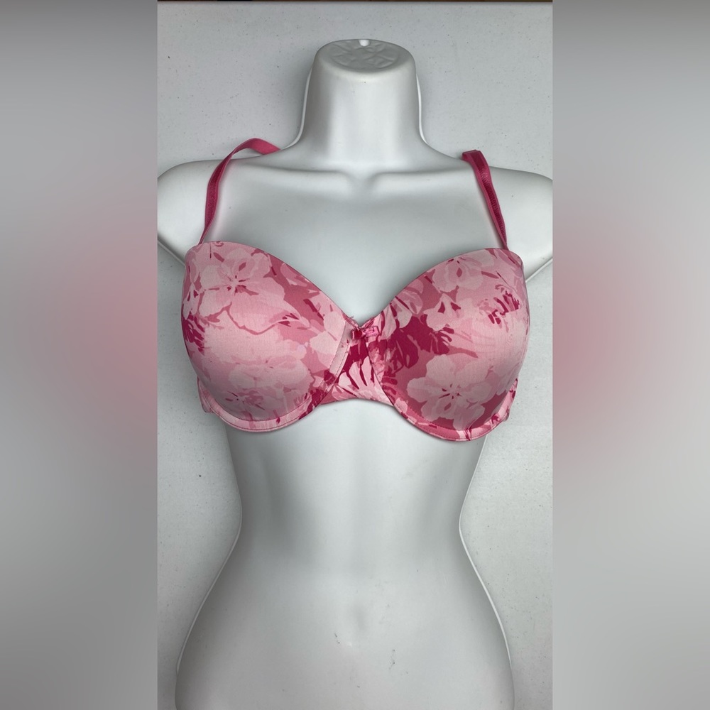 Miiya PNK/CREM Lightly Lined Underwire, 34D. *P1068